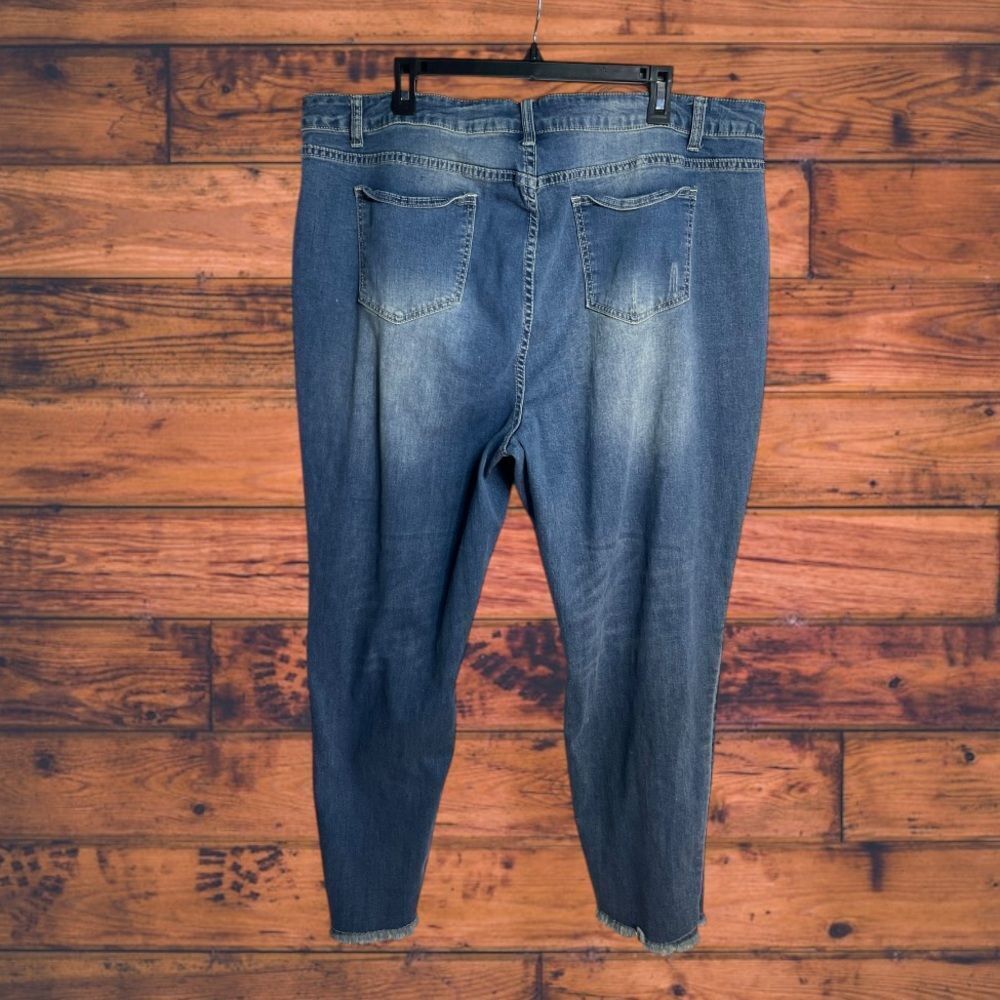 5 for $25🔥Eighty Eight Distressed Skinny Jeans Size 24‎ - Picture 2 of 5